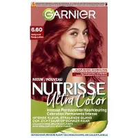Garnier 3x Nutrisse Ultra Color Permanente Haarkleuring 6.60 Vurig Rood