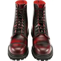 Brandit Veterboots 'Phantom' bourgogne / zwart
