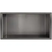 Wiesbaden Demis inbouwnis 30 x 60 x 10 cm gunmetal