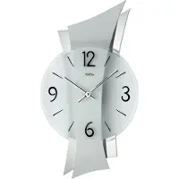 AMS quartz wandklok, met quartz uurwerk, afmetingen 23x43x6 cm, modelnummer 9398