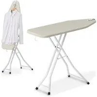 Bodo Strijkplank 2 in 1 - Strijken en Stomen - 135x46 cm - Crème -