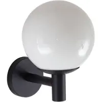 LINDBY Buitenverlichting , Dangan, dimbare, Zwart, Balkon, Glas, Modern