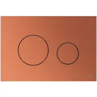 Tece Loop Bedieningsplaat Kunststof - Metallic Roodbrons - Kunststof - Toiletten, Bedieningspanelen - 4027255093065
