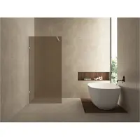 Wiesbaden Glasplaat less 80x200 cm 8 mm nano vintage brons glas
