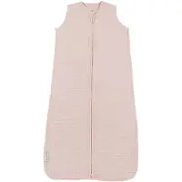 Meyco Baby Uni baby zomerslaapzak - pre-washed hydrofiel - soft pink - 110cm - 0.5 TOG