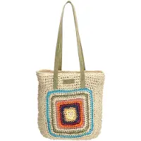 PE Florence Rieten Shopper Natural Life Licht Natural Turquoise