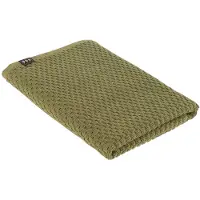 Tendance Serviette de bain 70 x 130 cm 100 % coton damier vert olive
