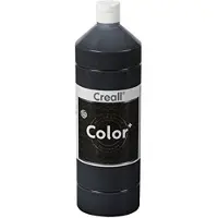 Creall parelmoerverf 250 ml zwart knutselverf voor kinderen.