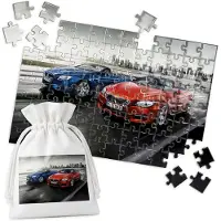 WORLD CASE Traditionele Puzzel BMW Coupé Cabrio Raceauto - 96 Stukjes
