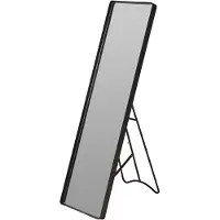 Koopman International Staande spiegel, 30,5 x 113 cm - zwart