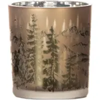 Mars & More Tea Light holder mountains beige 8cm