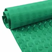ANRO Rubberen Mat Noppen Groen 100x200cm – TPE Geurarm 3 mm Antislip Werkplaatsvloer Garagemat