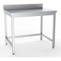 CombiSteel 700 Werktafel Open Onderstel Rand Demontabel 1400, 7333.0054 - Horeca & Professioneel