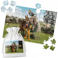 WORLD CASE Merkloos Puzzel 96 Stukjes - Shaun Het Lam Film Poster