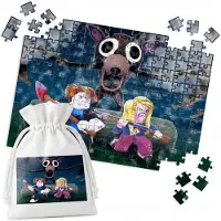 WORLD CASE Houten Puzzel Bos Dieren 192 Stukjes - Educatief en Decoratief