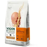 Vigor and Sage Hondenvoer Sport en Actief Ginseng 2 kg