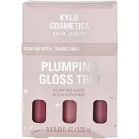 KYLIE COSMETICS Kylie Jenner Plumping Gloss Trio 9.66 ml - Pink Trouble 3.22 ml /Rose Temptation 3.22 ml / Berry Kiss 3.22 ml