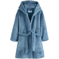 Next - Jongens - Fleece kamerjas - Blauw