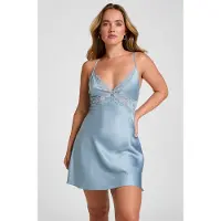 Hunkemoller Slipdress Viktoria Blauw Dames | Maat: L