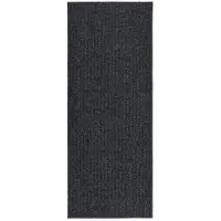 vidaXL Droogloopmat 100x250 cm antracietkleurig