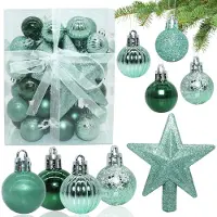 Famanu – Kerstballen set van 30 stuks, diameter 3 cm, glanzend en matte afwerking