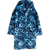 Next Badjas navy / lichtblauw