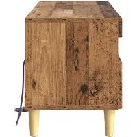 vidaXL LED-TV-kast ARNHEM, 100 x 35 x 43 cm, gerecycled hout, houtvezelplaat