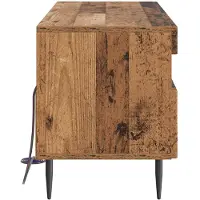 vidaXL LED-TV-kast ZWOLLE, 81 x 35 x 43 cm, gerecycled hout, houtvezel