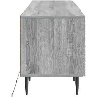 vidaXL LED-TV-kast HAARLEM, 153 x 35 x 43 cm, Sonoma-grijs