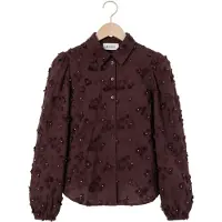 Aaiko Dames Blouses Lien Beads Co 522 - Bordeaux - Maat XS