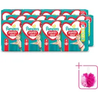 Pampers 12 x – Luierbroekjes – Baby Dry Pants Maat 4 – 25 Luiers - Bulkverpakking - Baby luier - Douchemop - Droge luier