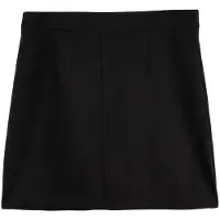 Trendyol Dames Zwart Effen Kort / Mini Grote maten Rokken