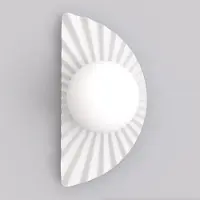 Emibig FLORA K1 WHITE OPAL - Moderne wandlamp voor sfeervolle verlichting