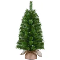 Black Box Trees Koyama Kerstboom Groen 98 Tips - Kunstboom voor Kleine Ruimtes - Kerstversiering met Groene PVC-Naalden - Compact en Realistisch Model - H90 x Ø45 cm - Groen