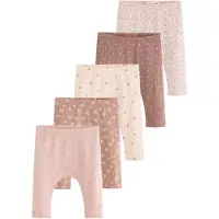 Next - Meisjes - Set van 5 babyleggings - Bruin