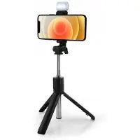GSM Hurt Selfie Stick Tripod met Bluetooth Afstandsbediening & Ringlamp - 67cm