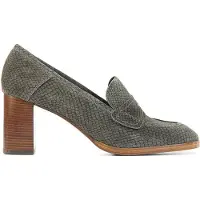 Zinda Instappers Dames - Instapschoenen / Damesschoenen - Suède - 1602 - Grijs - Maat 38