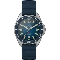 Timex Deepwater Artic TW3A01900 Horloge - Rubber - Blauw - Ø 40.5 mm