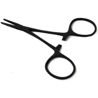 LEV Piercing tang - Mosquito Forceps - Straight- Black Oxide Coated - 3.5" - Piercing tool