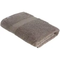 Tendance Serviette de bain 70 x 130 cm 100 % coton taupe