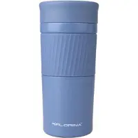 Florina Cortado Thermosbeker 420 ml - Roestvrij Staal, Blauw