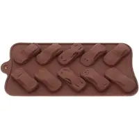 Famanu – Siliconen auto taartvorm voor chocolade en fondant, herbruikbaar en flexibel