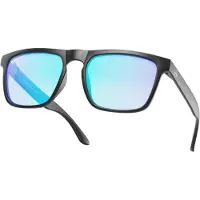 MowMow Sportzonnebril 'Thor Sunglasses - Polarized - Men - Women - Black' hemelsblauw