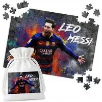 WORLD CASE 192-delige Puzzel: Voetbalster Messi - Sport & Barcelona Thema