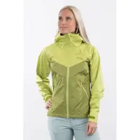 Bergans Letto V2 3l W Jacket Light Olive Green/olive Green Maat: M | Regenjassen Outlet | Dames | Groen