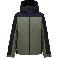 Peak Performance Mens Maroon Blocked HIPE 2L Insulated Shell Jacket