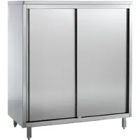 CombiSteel RVS Voorraadkast, 4 Levels, 120cm breed, 7452.0064 - Horeca & Professioneel