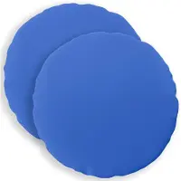 vidaXL Kussen met kussen HEERLEN 2 st Koninklijk Blauw Polyester