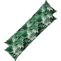 vidaXL Kussen met kussen HEERLEN 2 st Bladpatroon Polyester
