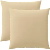 vidaXL Kussen met kussen HEERLEN 2 st Beige Polyester